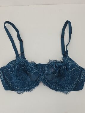 Victoria's Secret Teal Lace Balconette Bra
